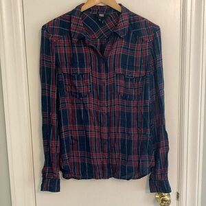 Paige medium plaid button up